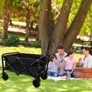 Multiuse Foldable Cart - Large - Black