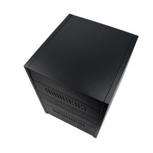 C4 Steel Battery Cabinet - Holds 4x 100Ah batteries (NO WHEELS)