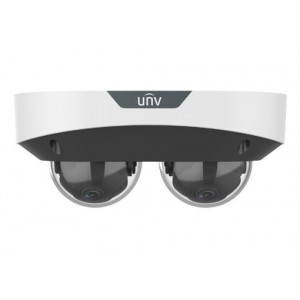 Uniview Ultra H.265 - 2*4MP Dual-channel Non-Splicing Multiview Fixed IP Dome Camera