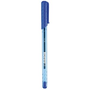Kores K1-M 4 Blue Ballpoint Pens Blister Pack