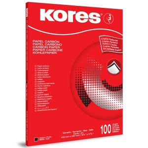 Kores Carbon Paper A4 Black 100 Sheets