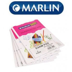 Marlin A4 Exam Pads Punched 80 Pages - Pack of 5