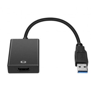 Tuff-Luv USB 3.0 to HDMI+VGA/Audio Adaptor - Black