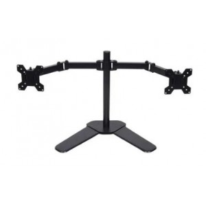 TUFF-LUV DUAL SCREEN MONITOR STAND - WITH DESK STAND (not clamped) MAXIMUM Load 24 Kgs (Can hold 2 X AVERAGE 27-inch screens. and each hold can be hold around 8KG weight) (5056560406764)