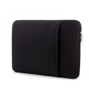 Tuff-Luv Executive 17.3" Neoprene Sleeve With Storage Pocket - Black