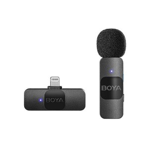 Boya BY-V1 Ultra-compact 2.4GHz Wireless Microphone System for Lightning Devices