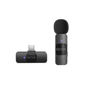 Boya BY-V10 Ultra-compact 2.4GHz Wireless Microphone System for USB-C Devices