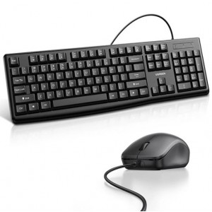 UGreen 90561 Wired USB Membrane US Keyboard and Mouse Desktop Combo