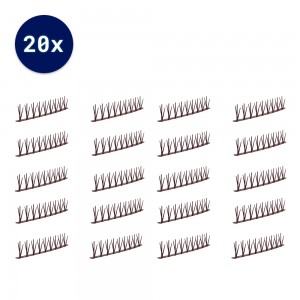 Bird Spikes (10m) - Durable &amp; Effective / Maroon (20 pcs)