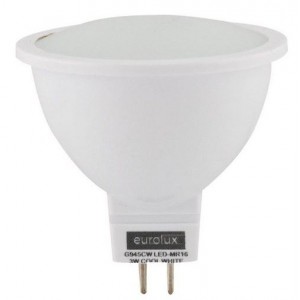 Eurolux G945CW Cool White GU5.3 3W MR16 LED (4pc Pack)