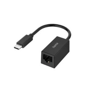 Hama USB-C Plug - LAN/Ethernet Socket Network Adapter