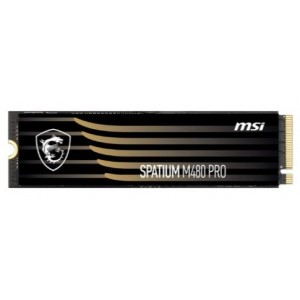 MSI SPATIUM M480 Pro 1TB Gen4 M.2 NVMe SSD – Black