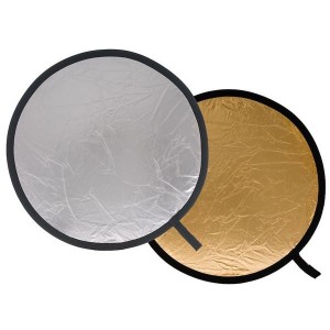 Lastolite by Manfrotto LR3834 Circular Reflector - Silver/Gold - 95cm