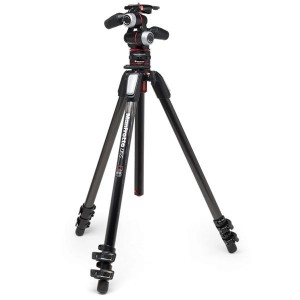 Manfrotto MK055CXPRO33WQR 055 Carbon Fibre 3-Section Kit with XPRO 3-Way Head and MOVE Quick Release