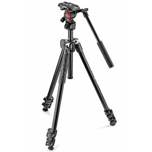 Manfrotto MK290LTA3-V 290 Light Kit Aluminium 3-Section Tripod with Befree Live Head