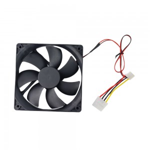 120mm Dual Molex Fan - Powerful Cooling for Your PC Case / 12V / Black