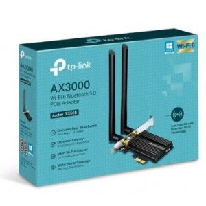 TP-Link Archer TX50E AX3000 Wi-Fi 6 and Bluetooth 5.0 PCIe Adapter