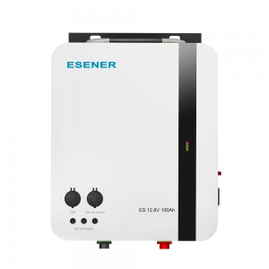 ESENER Multi-Function Batteries (Wall Mounted) - 12.8V / 1.28kWh / 100Ah