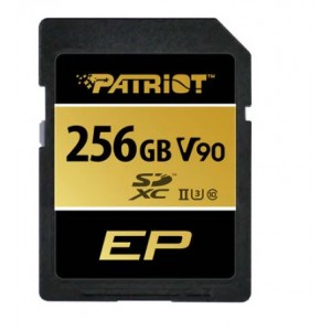 Patriot V90 256GB SDXC UHS-II U3 Class 10 SD Card