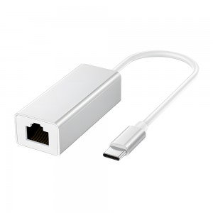 USB-C to Gigabit Ethernet Adapter - Never Drop a Connection Again / White