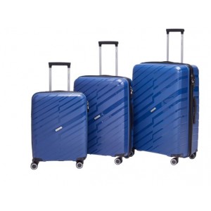 Travelwize  Java PP 4-Wheel Spinner 55cm Luggage - Azure