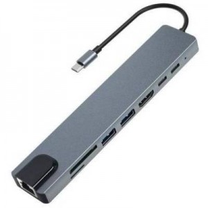 Microworld USB Type-C 8 in 1 Dock