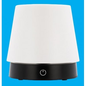 Switched Sleek series Rechargeable LED Desk Lamp – Black