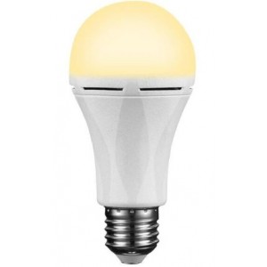 Switched 9W A60 Rechargeable Fast Charge E27 LED Bulb - Warm White