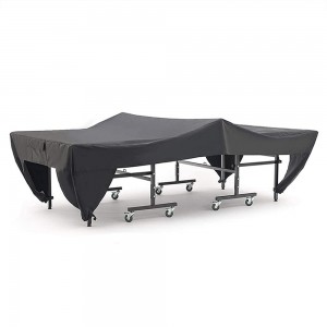 Indoor &amp; Outdoor Table Tennis/Billiard Cover - All-Weather Protection for Table Tennis &amp; Billiard Tables (Black)