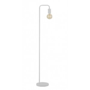 Brightstar SL409 WHITE Metal Floor Lamp with On/Off Foot Switch