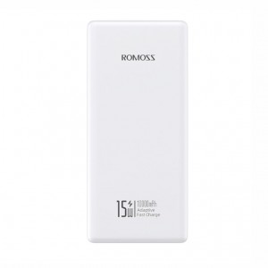 Romoss PRC 10000mAh 15W Power Bank - White
