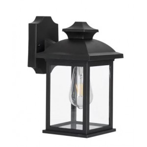 Bright Star Lighting L570 Black 4 Panel Down Facing Polypropylene with Clear PC IP44