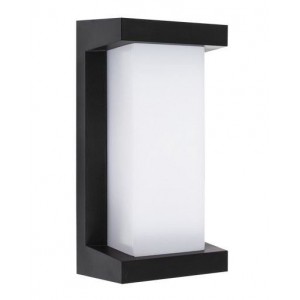 Brightstar L559 Black 18W Plastic Base with Opal PC Cover IP65 Outdoor Wall Light