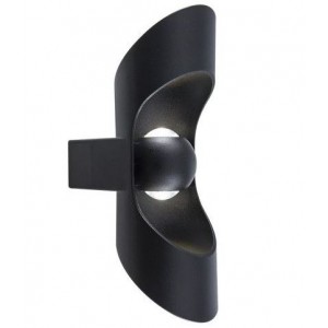 Brightstar L546 Black 6W Die Cast Aluminium Up and Down Facing Outdoor Wall Light