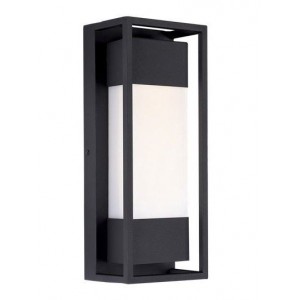 Brightstar L541 Black 12W LED Metal and Acrylic IP54 Texture