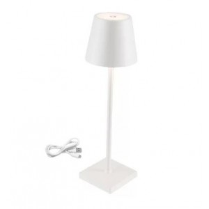 Brightstar TL664 White 3W Rechargeable Metal Table Lamp