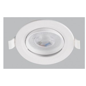 Brightstar DL140 White Metal with Polycarbonate Cover Tilt