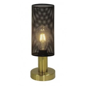 Brightstar TL704 BK/GD Metal Table Lamp - Black and Gold