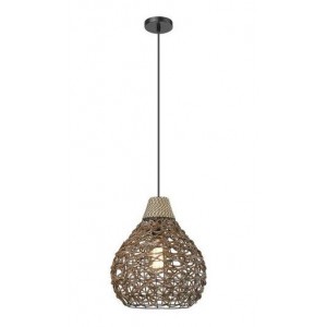 Brightstar PEN852 Natural Metal and Rope Pendant