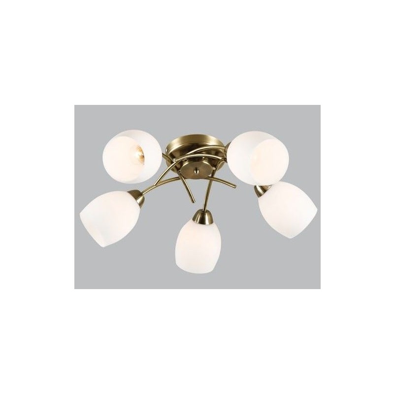 Antique White Metal Chandelier main image 1