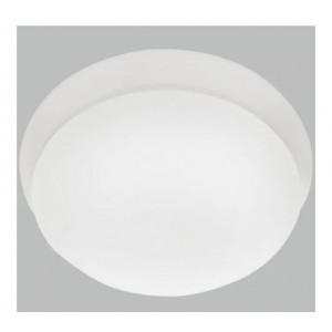 Bright Star Lighting CF017 SM WH Metal LED Ceiling Fitting with Polycarbonate Cover Bayonet Lock