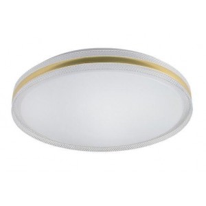 Brightstar CF438 Gold 36W LED Metal Ceiling Fitting with Clear PMMA and Gold Rim