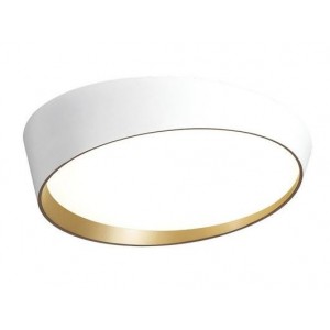 Brightstar CF445 WHITE/COPPER 24W LED Metal Ceiling Fitting with Acrylic Diffuser White and Copper
