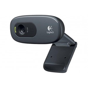 Logitech 960-001063 C270 HD Webcam (Black)