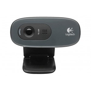Logitech 960-001063 C270 HD Webcam (Black)
