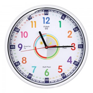 Interactive Learning Clock for Kids - Colorful &amp; Engaging (30cm)