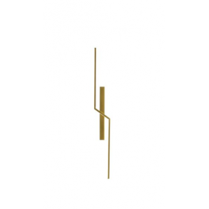 Brightstar WB411 GOLD Metal 14W LED Wall Light with Acrylic Diffuser Gold