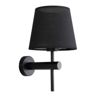 Brightstar WB275 BLACK Metal Wall Bracket with Black Fabric Shade
