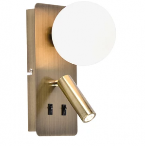 Brightstar WB402/2 ANTIQUE LED Wall Light