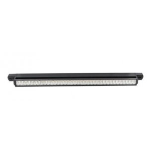 Brightstar 36W Aluminium and PC Tracklight with Rotatable LED Arm - Black